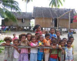 Children on Batanta Island, Indonesia. Photo by the author