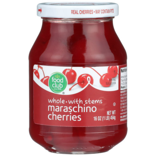 A jar of maraschino cherries.
